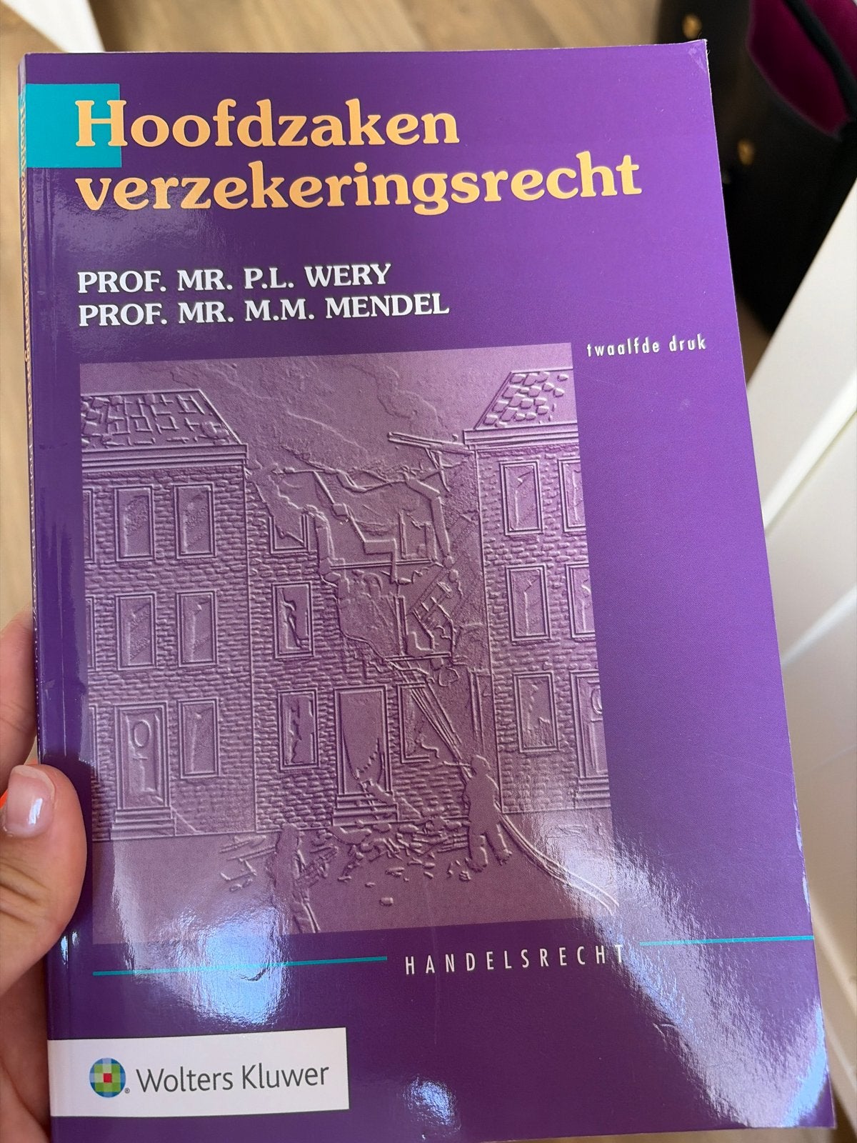 Hoofdzaken verzekeringsrecht - Prof. Mr. P.L. Wery, Ophalen of Verzenden, Gamma, Zo goed als nieuw, HBO