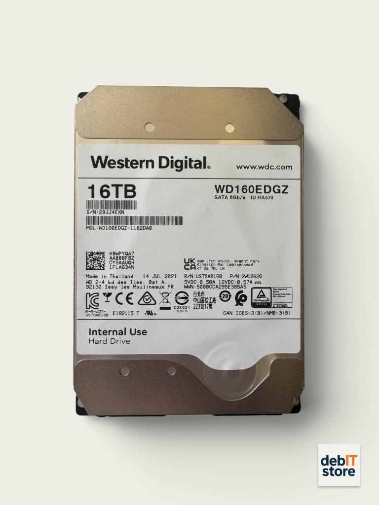 WD 16tb NAS - Server HDD - WD160EDGZ, Server, Info@debitstore.nl, Zo goed als nieuw, Western Digital