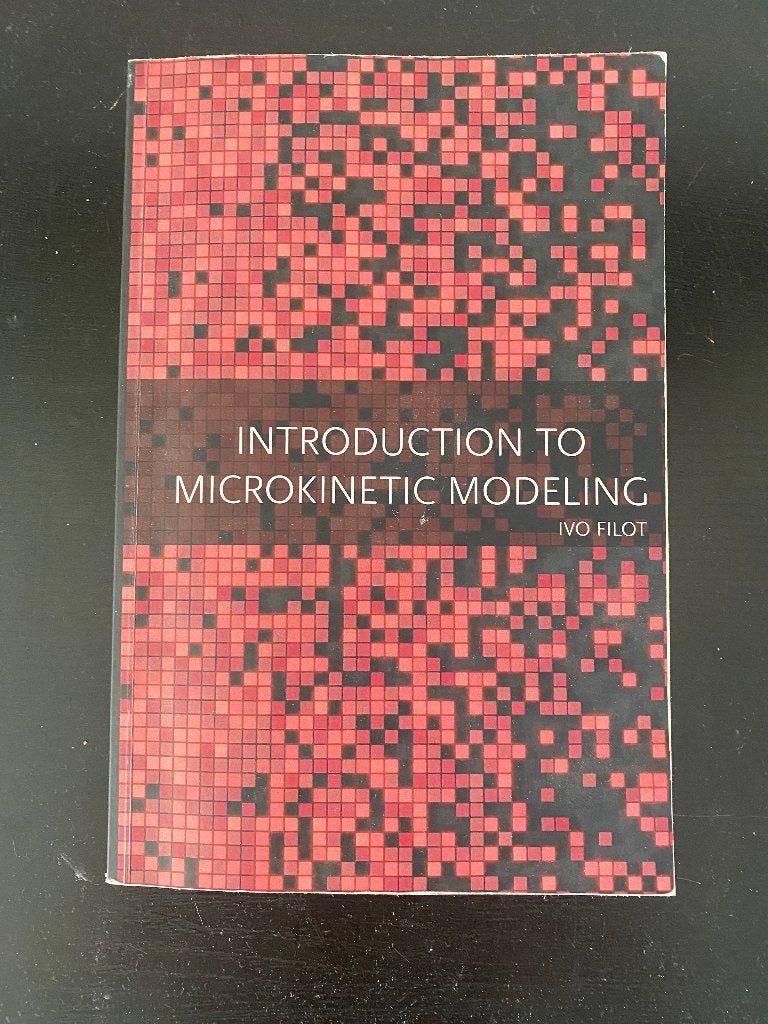 Introduction to Microkinetic Modelling (TU/e 6BAR03 CE&C), Ophalen, Beta, Zo goed als nieuw, WO