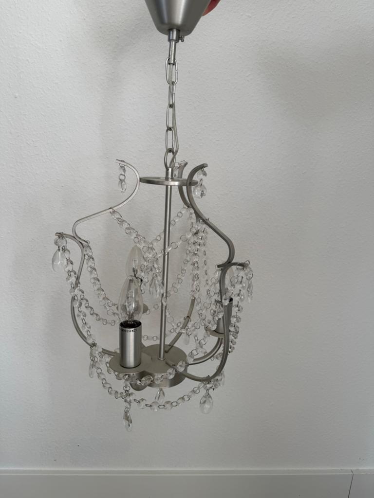 Kristaller IKEA lamp, Huis en Inrichting, Ophalen, Zo goed als nieuw