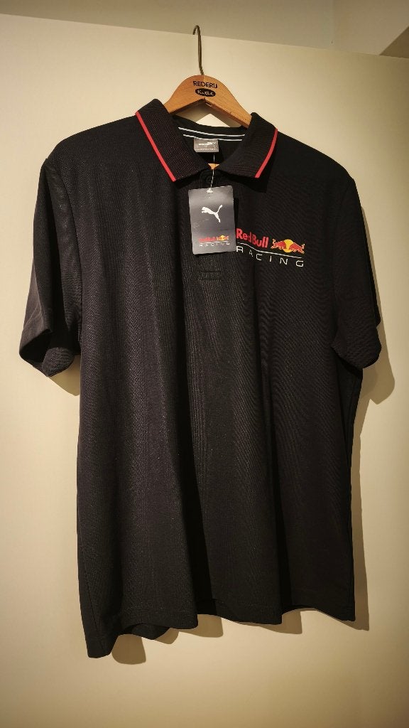 Red Bull Racing seasonal polo origineel Puma donkerblauw, Maat 52/54 (L), Blauw, Nieuw, Ophalen of Verzenden