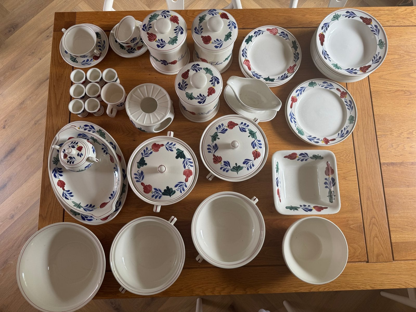Uitgebreid servies, Boerenbont, Ophalen, Gebruikt, Overige merken, Keramiek