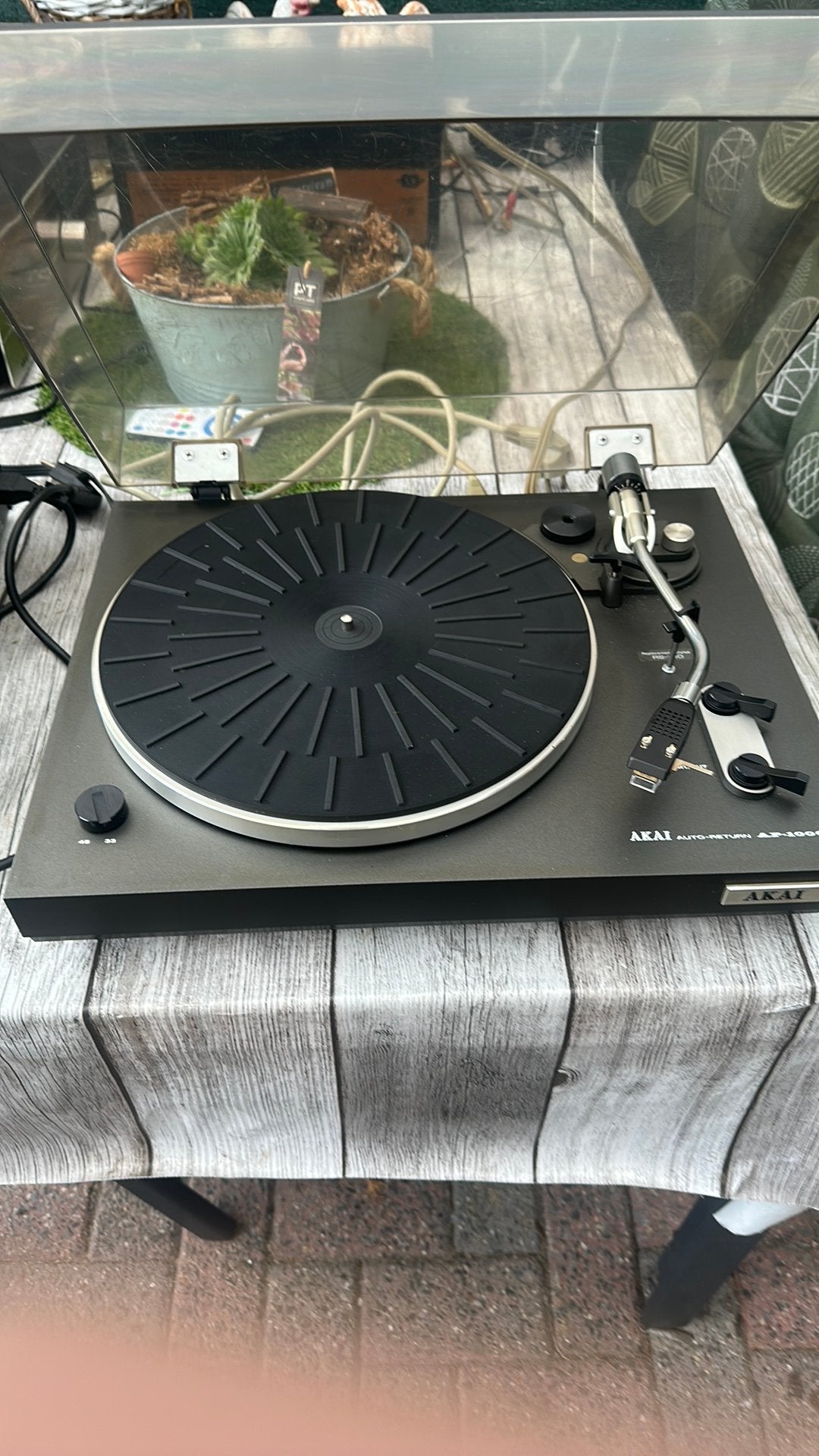 Te koop draaitafel merk akai type AP 1000, Ophalen of Verzenden, Zo goed als nieuw, Akai