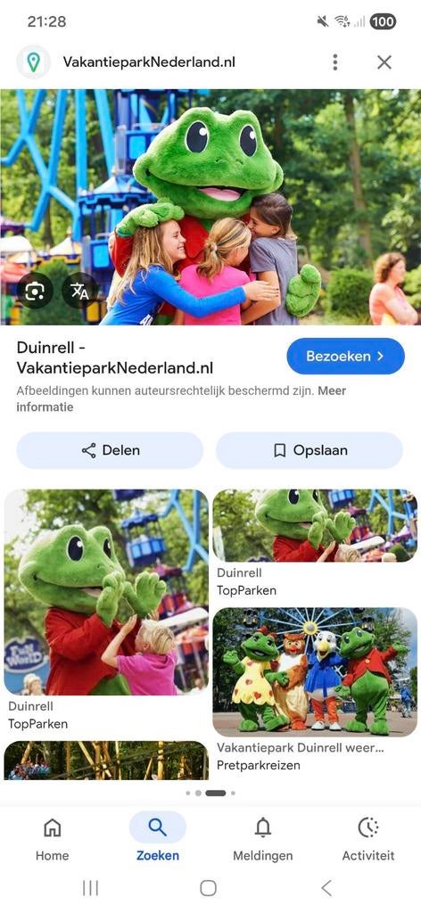 Duinrell 2 tickets, Tickets en Kaartjes, Twee personen, Ticket of Toegangskaart