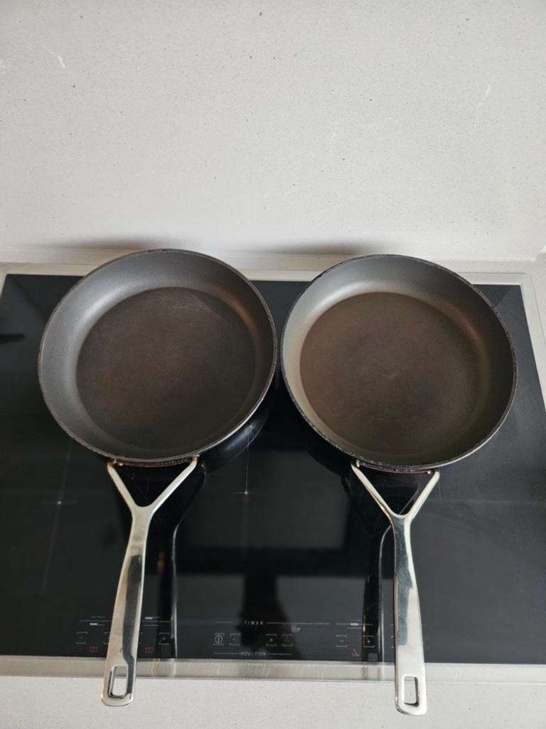 Demeyere Alu Pro 5 Koekenpannenset 2x 28 cm, Huis en Inrichting, Keuken | Potten en Pannen, Ophalen of Verzenden, Nieuw, Koekenpan of Braadpan