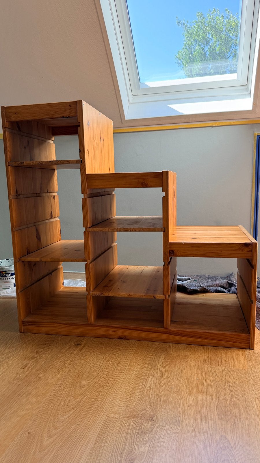 Ikea trofast Houten opbergmeubel met planken en 3 bakken, Ophalen, Met plank(en), Gebruikt, 50 tot 100 cm