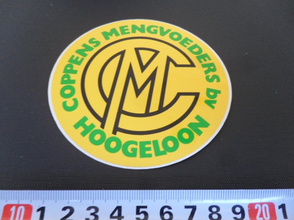 sticker Hoogeloon Coppens Mengvoeders *, Ophalen, Zo goed als nieuw