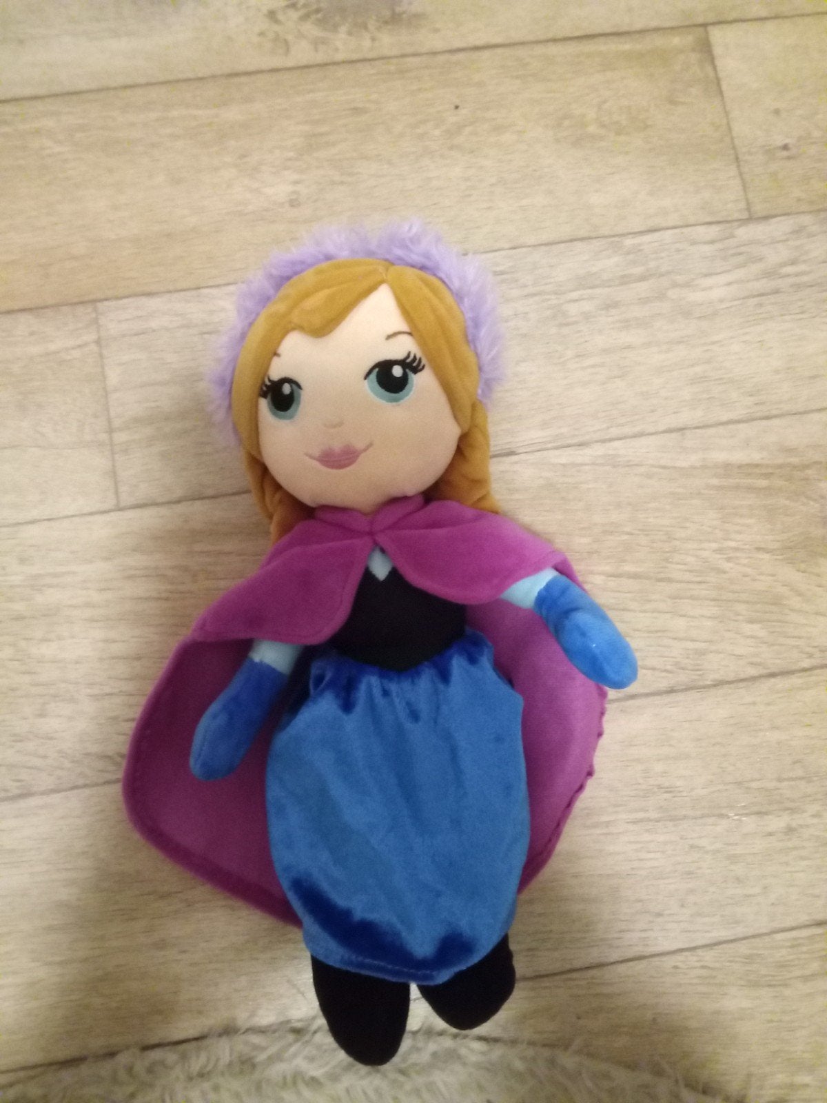 Disney Frozen knuffel Anna 25cm uit de film Frozen nieuw, Disney, Disney, Overige typen, Blauw