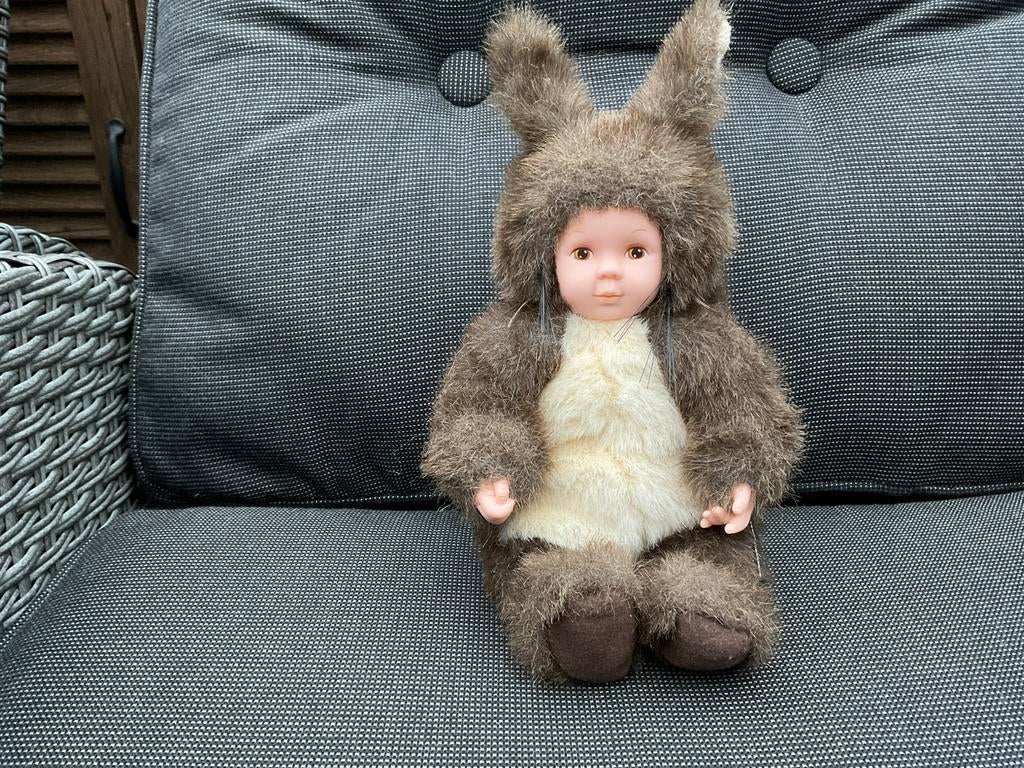 Nieuwe zgan Anne Geddes eekhoorn baby pop, Ophalen, Nieuw, Babypop