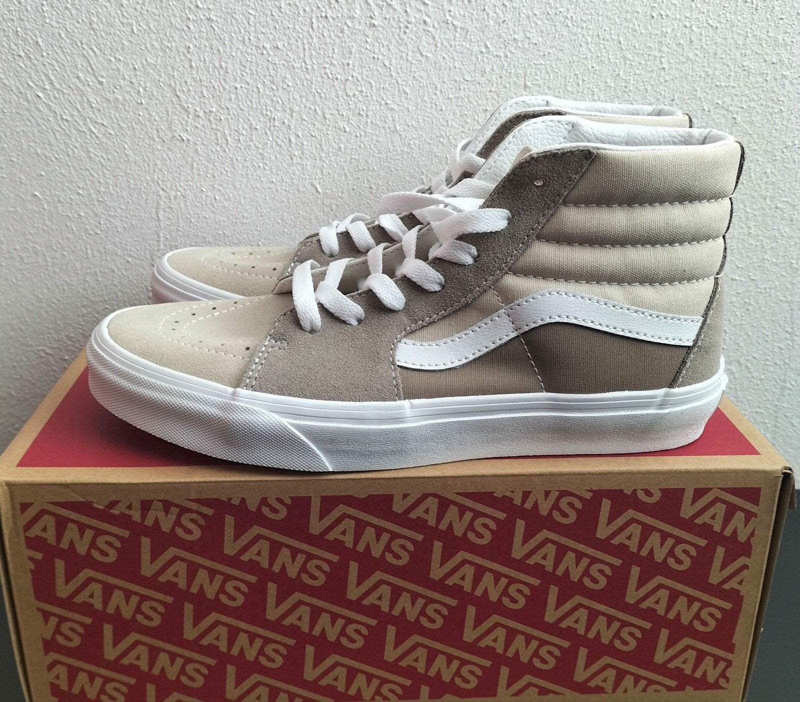 Vans Sk8-Hi Dames sneakers (38.5) Creme Bruin, Bruin, Verzenden, Sneakers of Gympen, Vans
