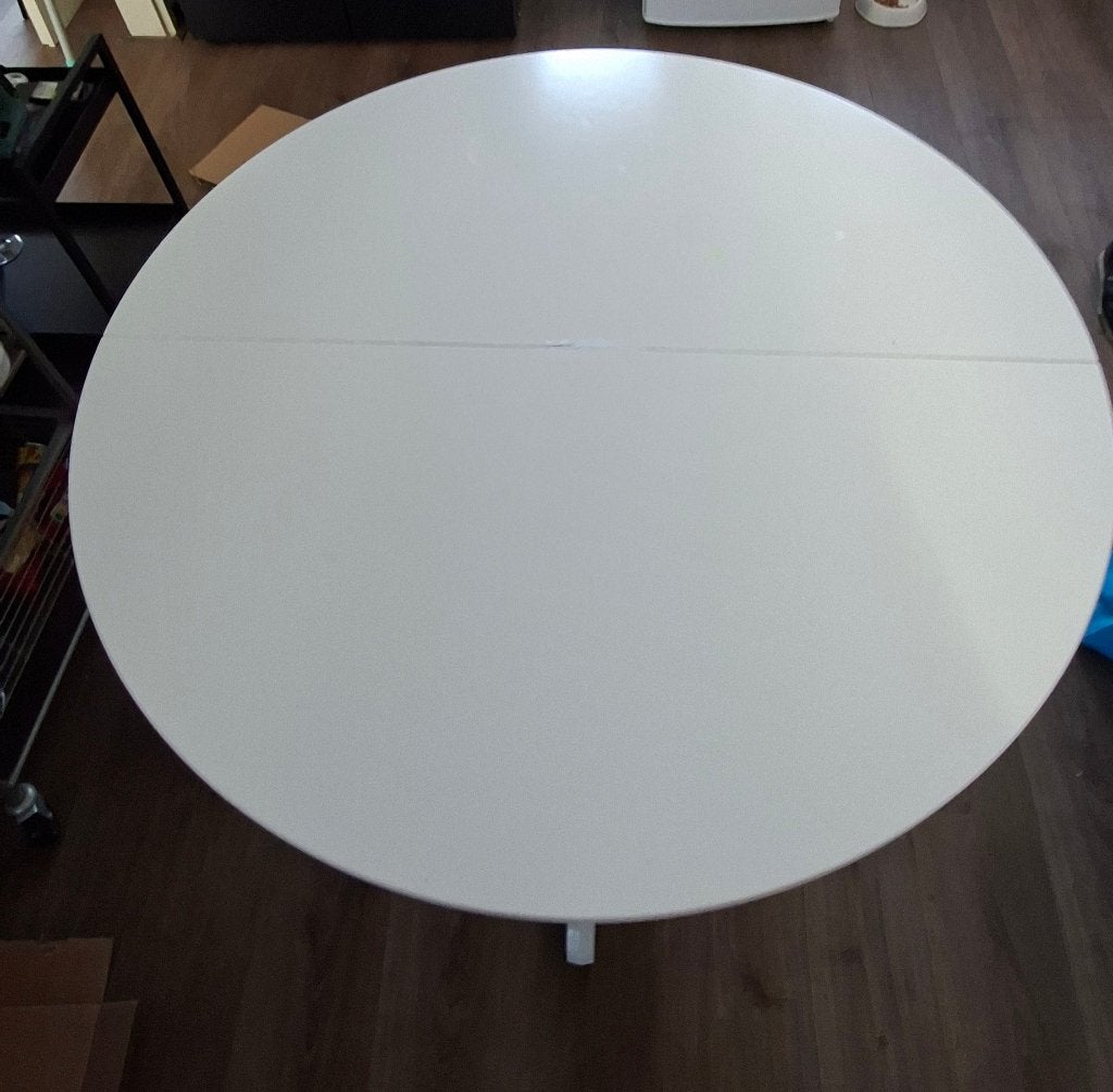 Eettafel, uitschuifbaar, Ophalen, Gebruikt, Vier personen, Rechthoekig