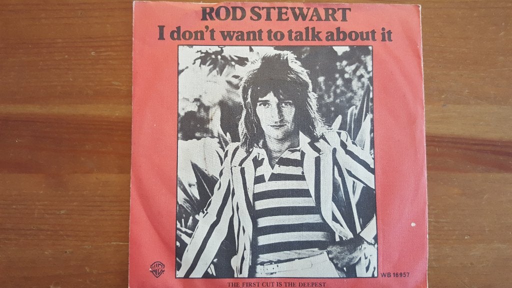 Rod stewart: i don´twant to talk about it(1975) vinyl single, Ophalen of Verzenden, Gebruikt, Pop