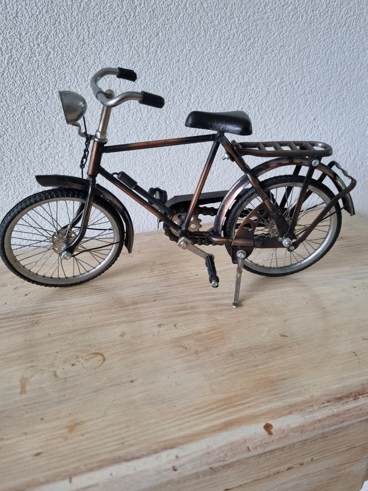 Decoratieve Fiets Miniatuur - Vintage Stijl, Ophalen of Verzenden, Zo goed als nieuw