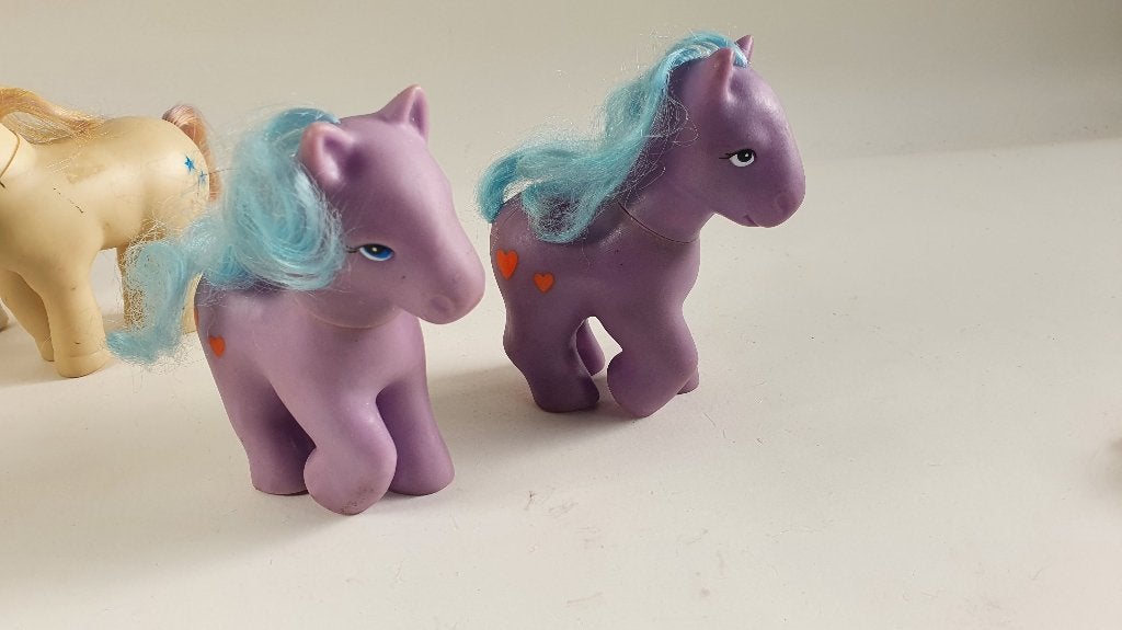 Set Ponies, vintage MLP fakies, jaren 80. Ongemerkt. 5C1, Tweedehands verkoop, Tweedehands verkoop, Gebruikt, Ophalen of Verzenden
