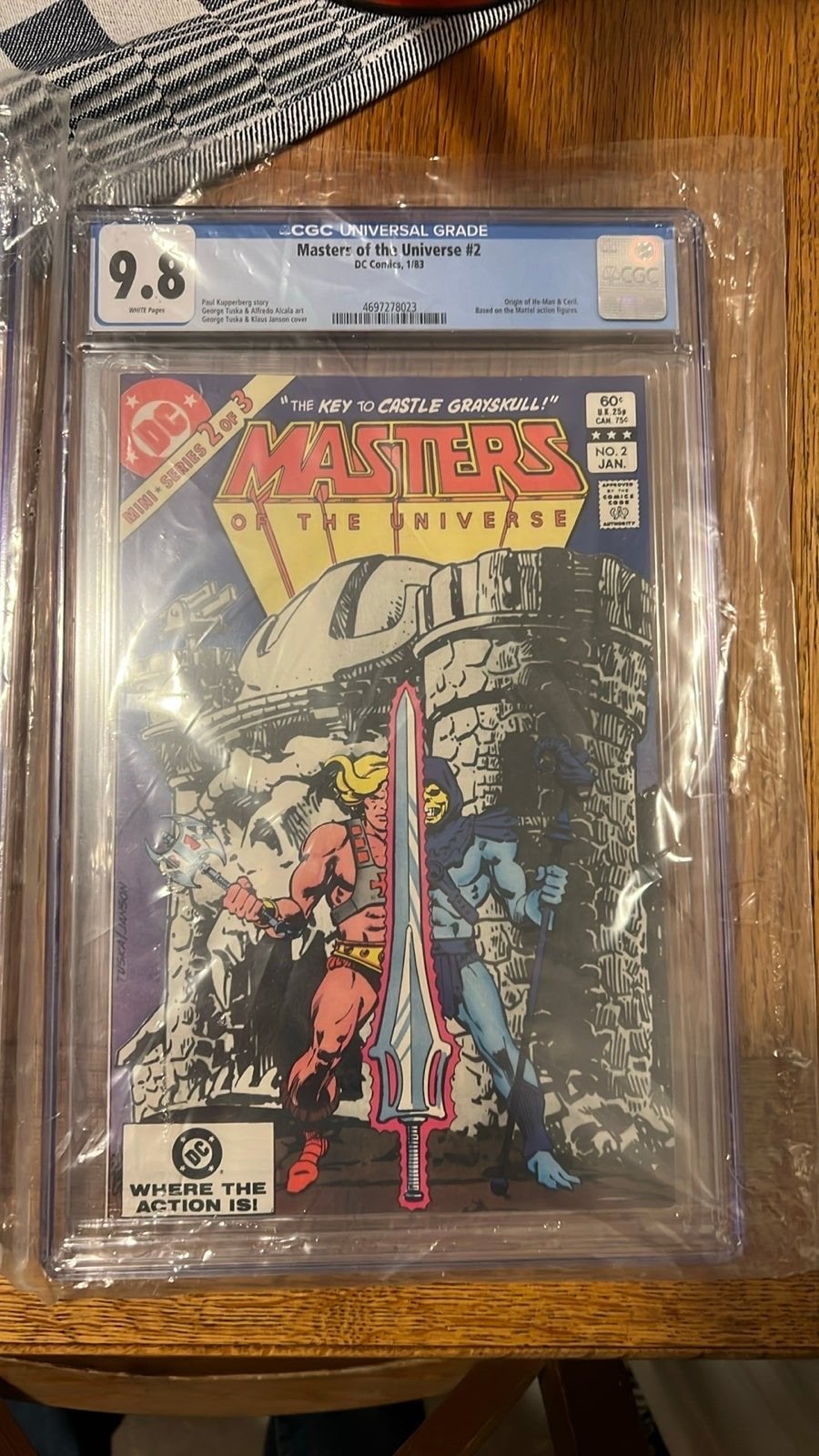 Masters of the Universe / He-Man #2 CGC 9.8 - DC Comics 1983, Boeken, Eén stripboek, Ophalen of Verzenden, Zo goed als nieuw