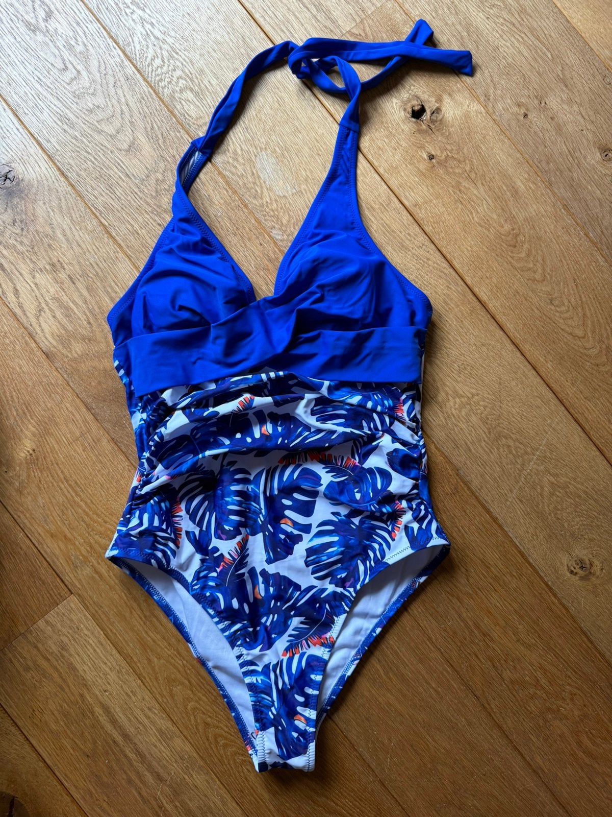 Nieuw blauw badpak in maat M, Verzenden, Nieuw, Blauw, Badpak