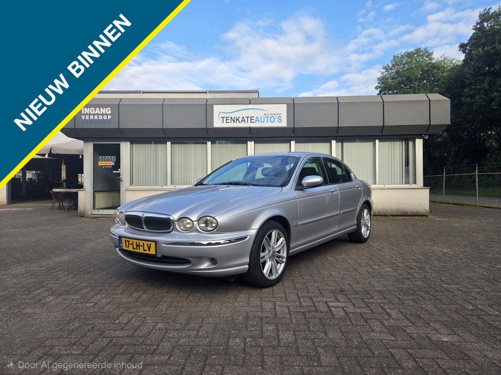 Jaguar X-type 2.0 V6 Sport Airco Lichtmetaal 17 inch, Gebruikt, 157 pk, Handgeschakeld, Sedan