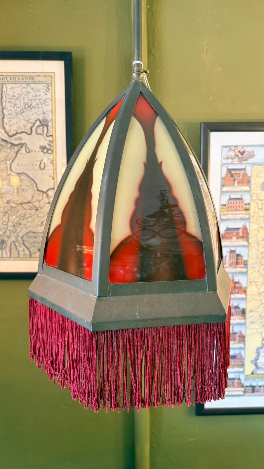 Amsterdamse schoollamp, Antiek en Kunst, Antiek | Lampen, Ophalen of Verzenden