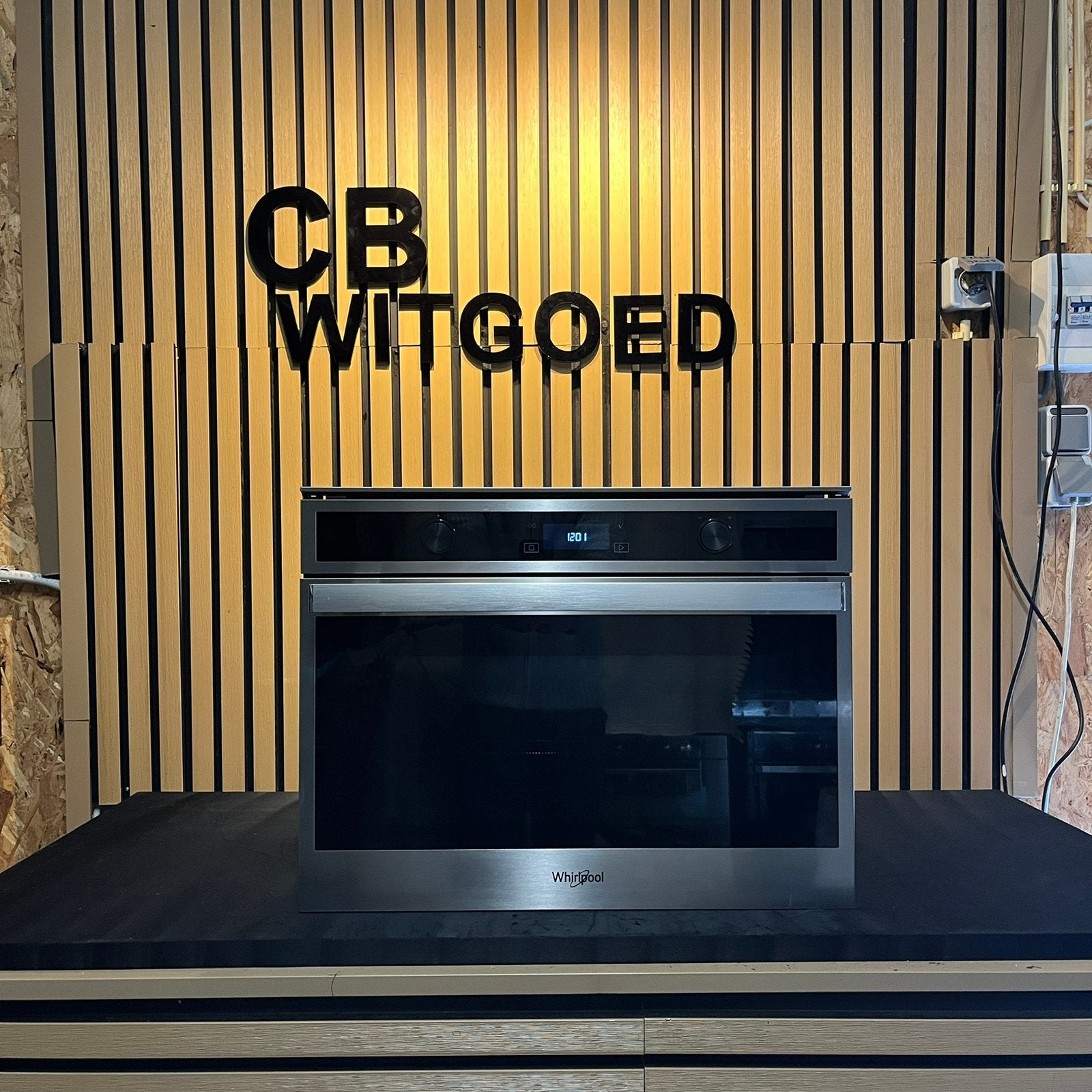 Luxe Whirpool combi oven magnetron met veel ovenfuncties, Witgoed en Apparatuur, Ovens, Ophalen, 45 tot 50 cm, Whirlpool, Inbouw