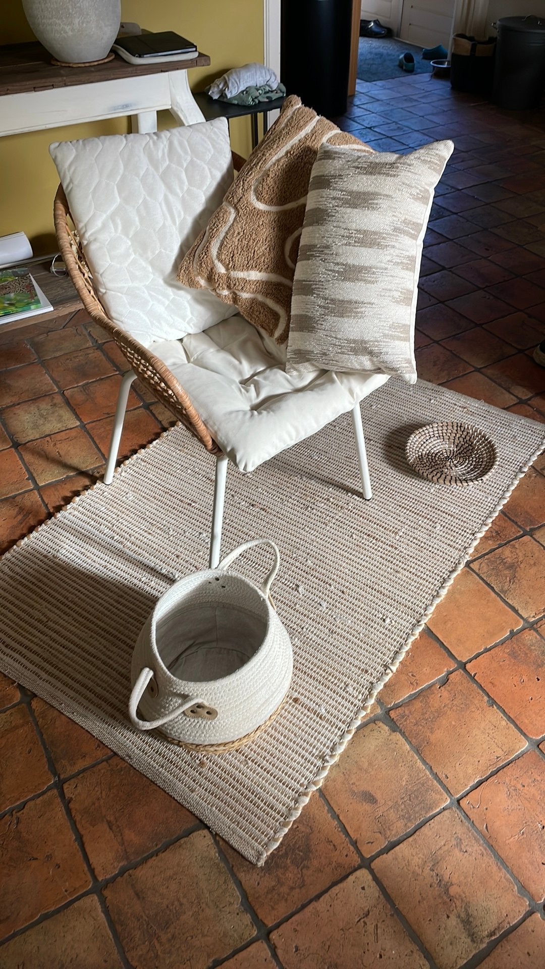 Leuke rotan ibiza set, Ophalen, Zo goed als nieuw