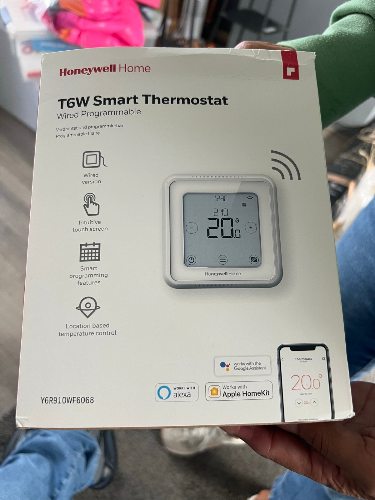 Honeywell Home T6W Smart Thermostat, Ophalen of Verzenden, Slimme thermostaat, Zo goed als nieuw