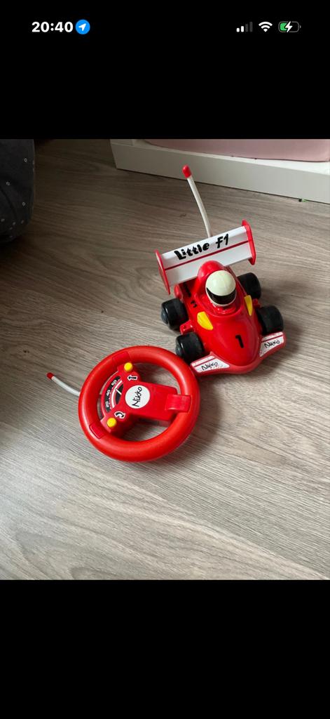 Nikko Little F1 raceauto met afstandsbediening, Hobby en Vrije tijd, Elektro, Gebruikt, Ophalen of Verzenden, Auto onroad