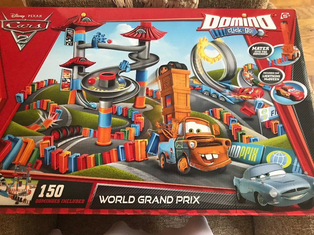 Grote Domino speelset Disney Cars, Ophalen of Verzenden, Bouwen