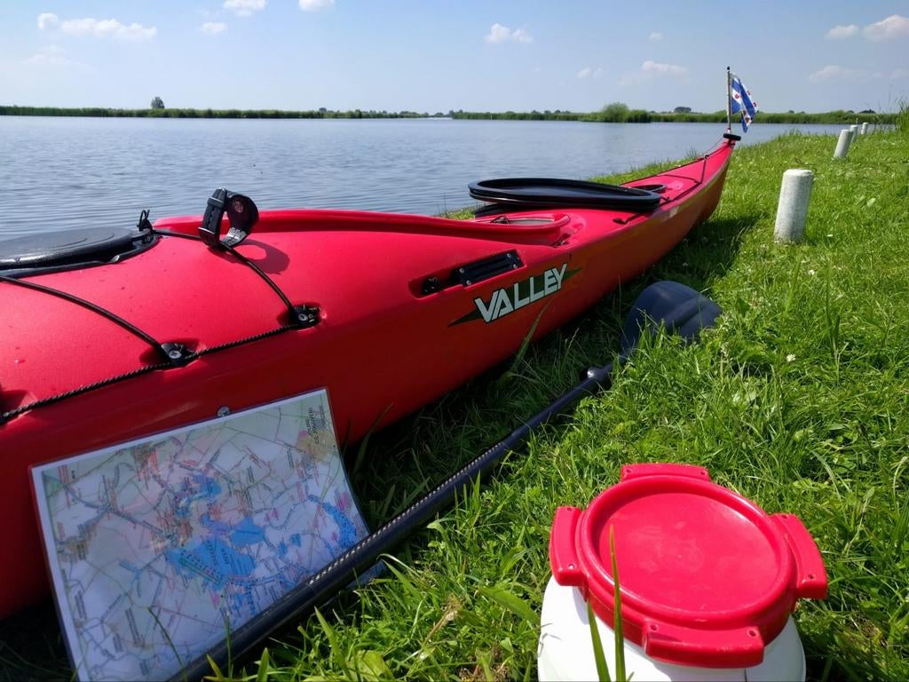 Kayak Valley Etain 17,7 HV scheg incl.accessoires, Watersport en Boten, Ophalen, Zo goed als nieuw, 1-persoons