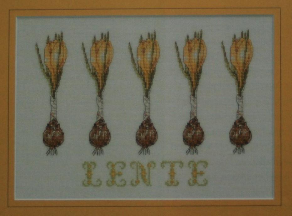 Borduurpatroon  Lente  nr 2016, Hobby en Vrije tijd, Borduren en Borduurmachines, Verzenden, Nieuw, Handborduren, Patroon