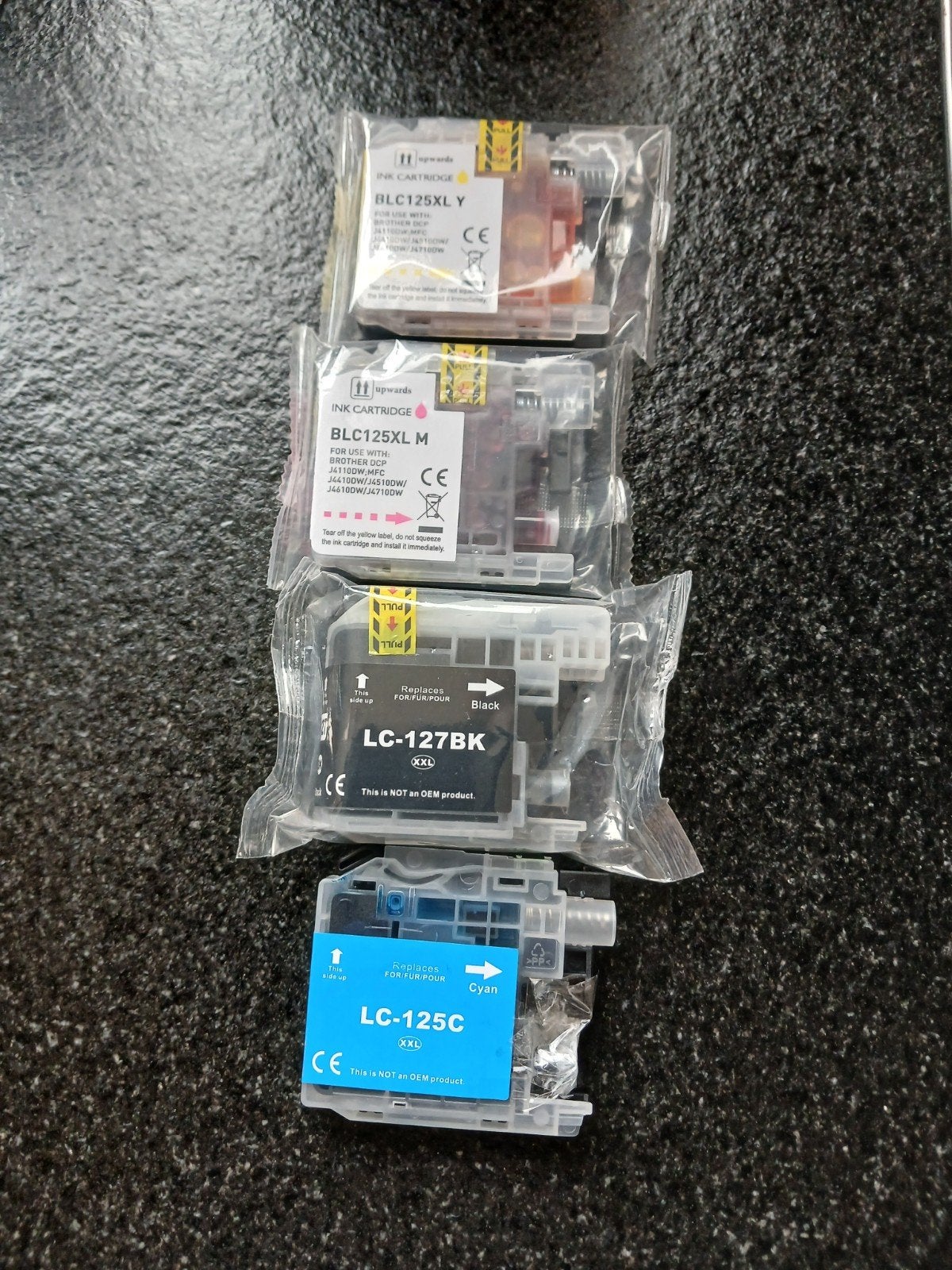 Inktcartridges voor Brother printers (LC-125, LC-127), Ophalen of Verzenden, Nieuw, Cartridge, Upwards (compatibel met Brother)