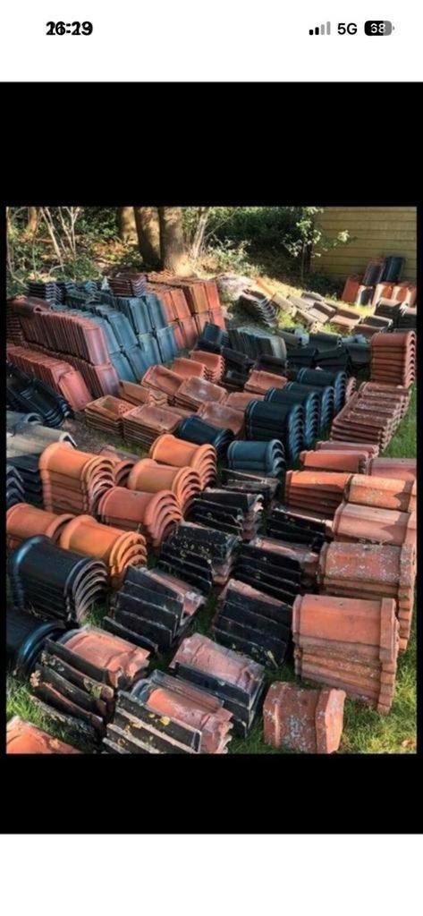 Gebruikte dakpannen in diverse type’s & kleuren, Ophalen, Gebruikt, 5 tot 10 m², Dakpannen