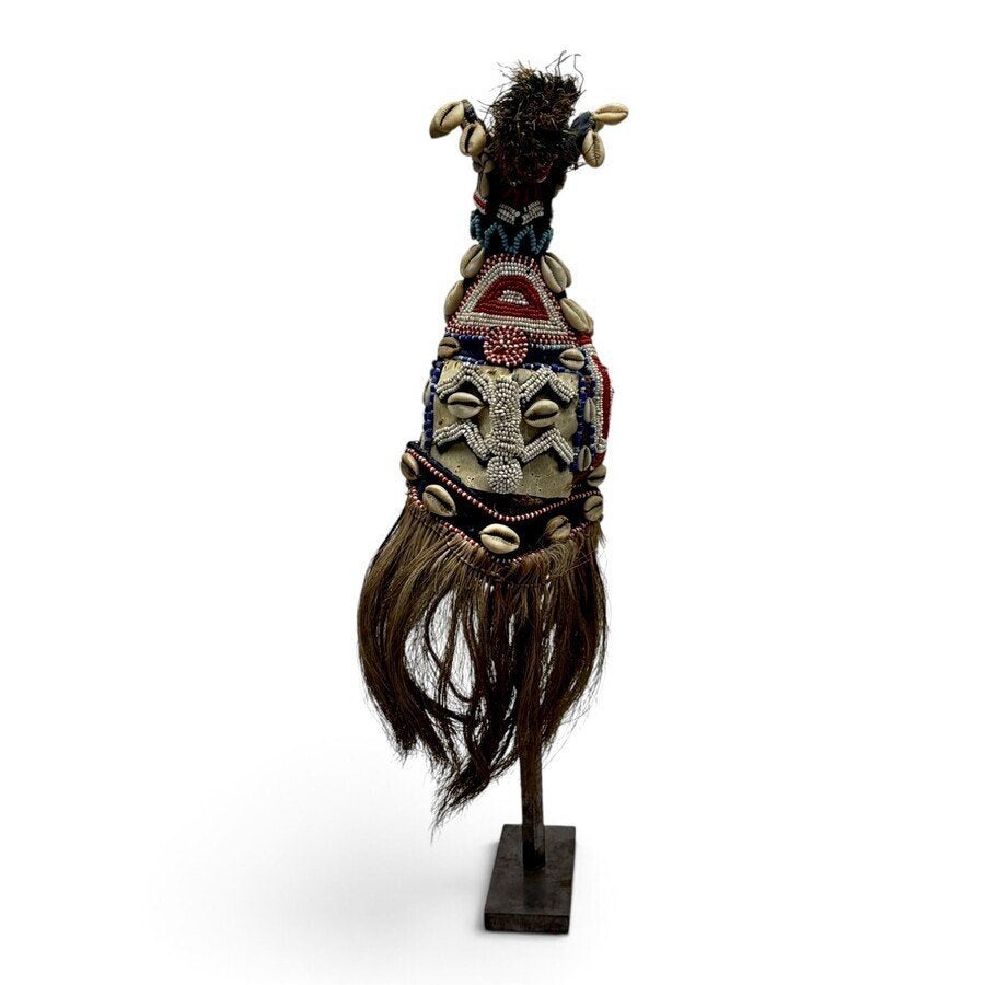 Kuba, Congo- miniatuur helmmasker ‘Mukenge’, Ophalen of Verzenden