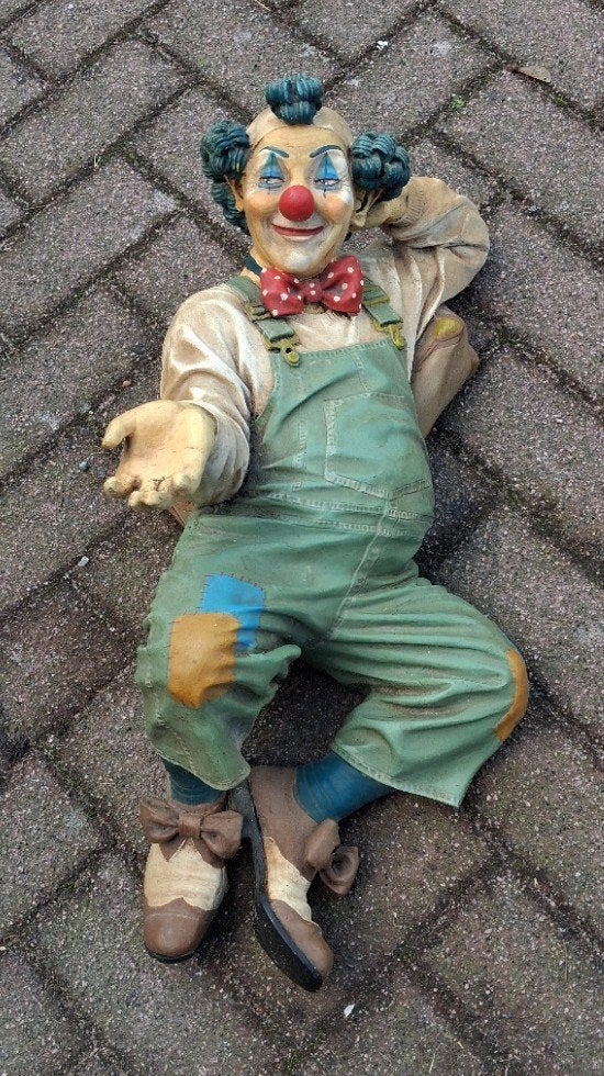 Clown. ik denk een Jun Asilo, Verzamelen, Ophalen of Verzenden, Gebruikt, Mens