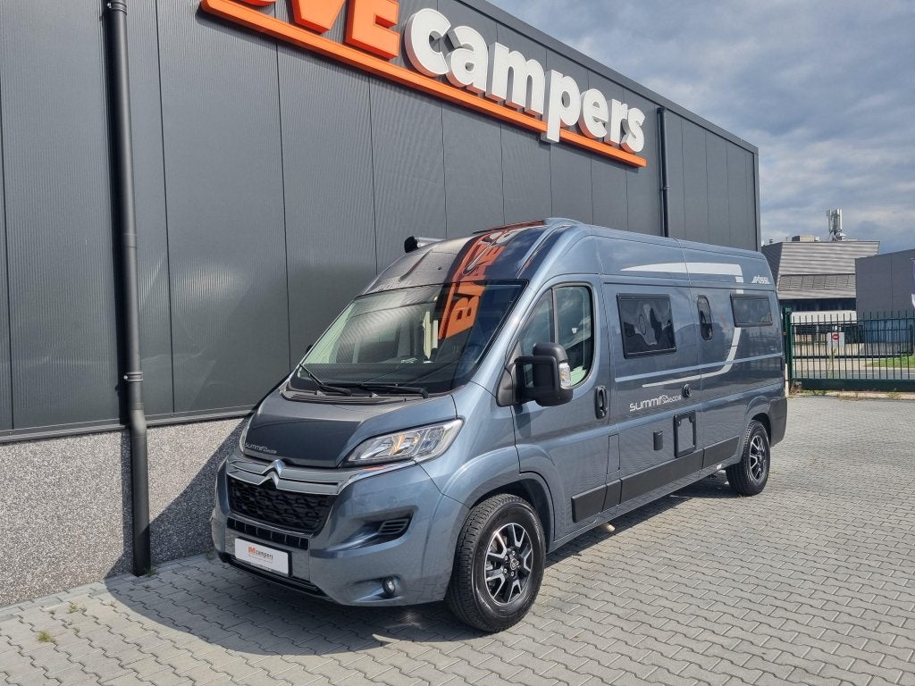 Pössl Summit Shine 600 L Lengtebed 6meter 600 LR, Caravans en Kamperen, Buscamper of Camperbus, Pössl, Tot en met 2, 6 tot 7 meter