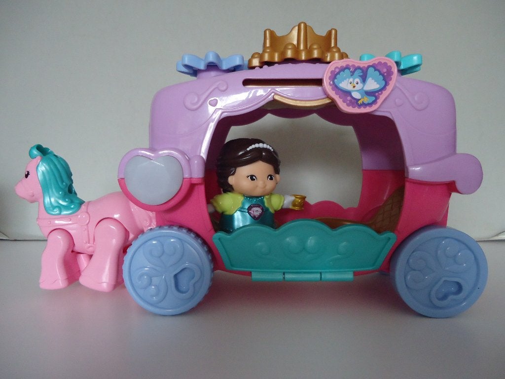 VTech Vrolijke vriendjes magische koets met prinses Tess, Ophalen of Verzenden, Gebruikt, 2 tot 4 jaar
