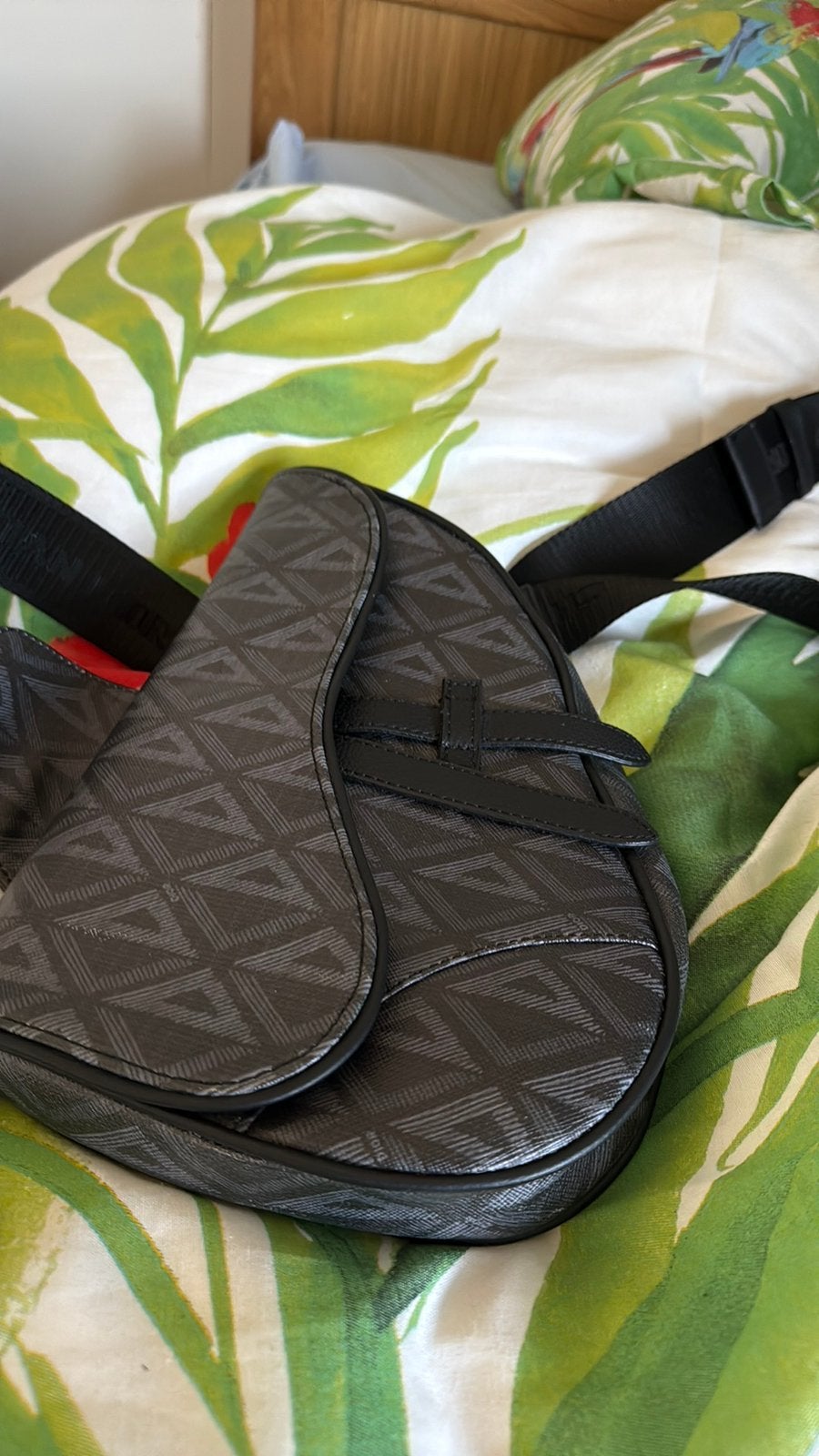 Dior saddle tas bag, Ophalen of Verzenden, Zo goed als nieuw, Zwart