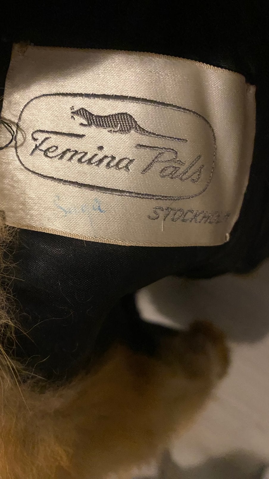 Echte vossenbontjas – Femina Pelz Stockholm – Vintage –, Ophalen of Verzenden, Zo goed als nieuw