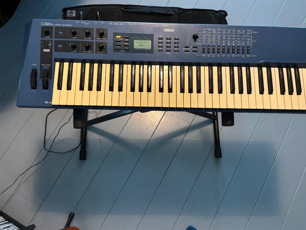 Yamaha CS1X, Yamaha, Ophalen, Met koffer of flightcase, 61 toetsen