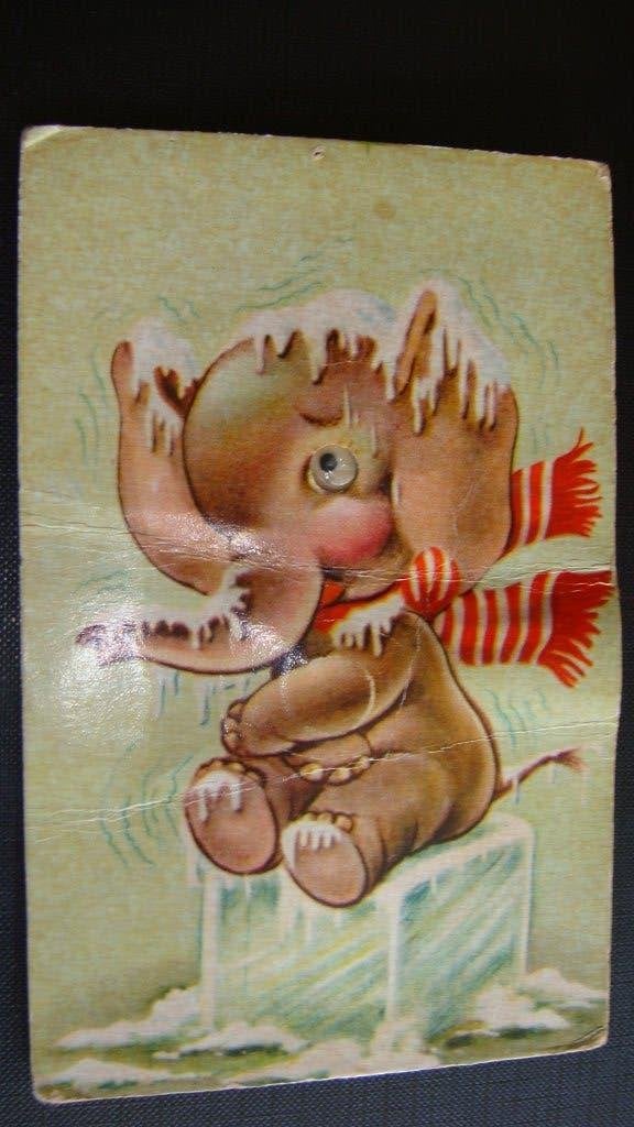 Oogjeskaart, Ophalen of Verzenden, 1940 tot 1960, Ongelopen, Overige thema's