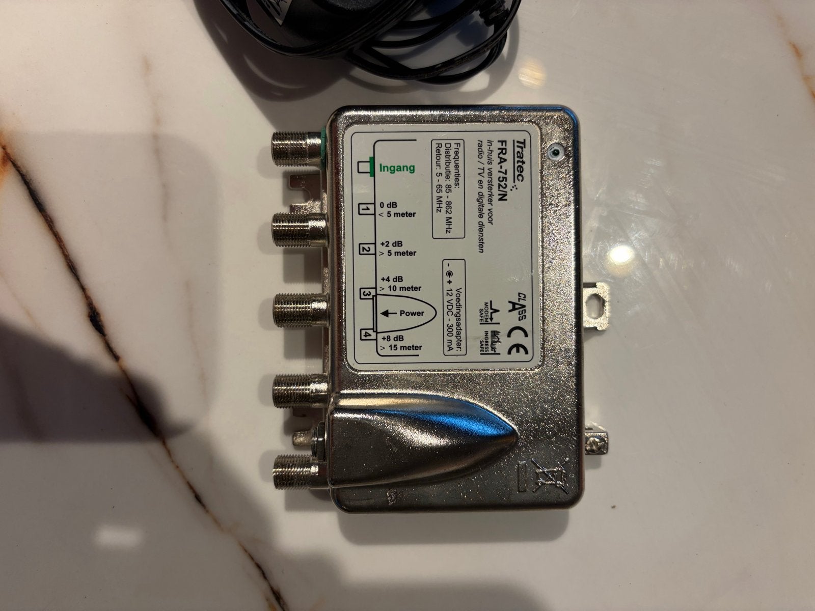 Tratec FRA-752/N radio/tv en digitale diensten versterker, Overige merken, Ophalen of Verzenden, Minder dan 60 watt, Gebruikt