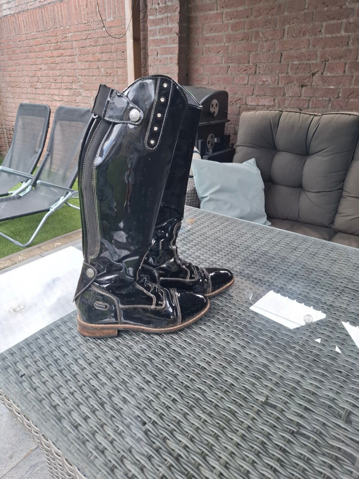 Paardrijlaarzen  Horka Lak, Ophalen, Gebruikt