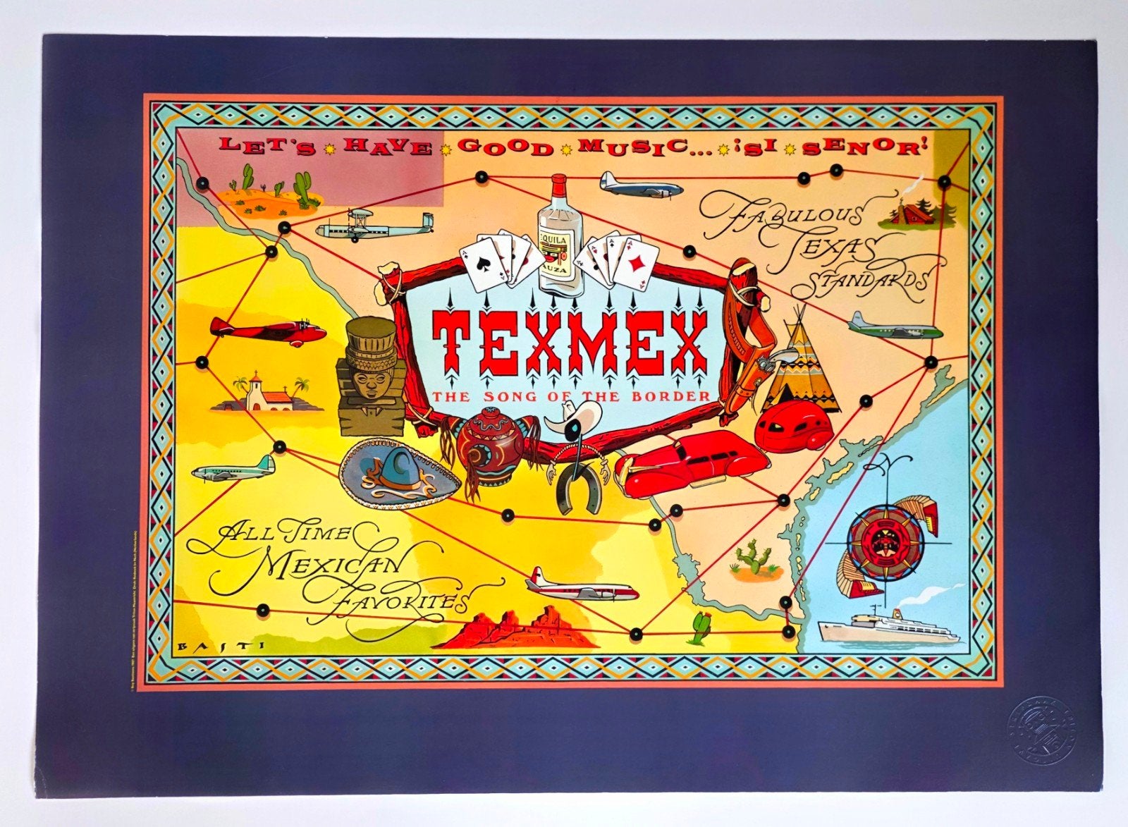 Boy Bastiaens "Tex-Mex" (The Song of the Border)., Eén comic, Europa, Ophalen of Verzenden, Zo goed als nieuw