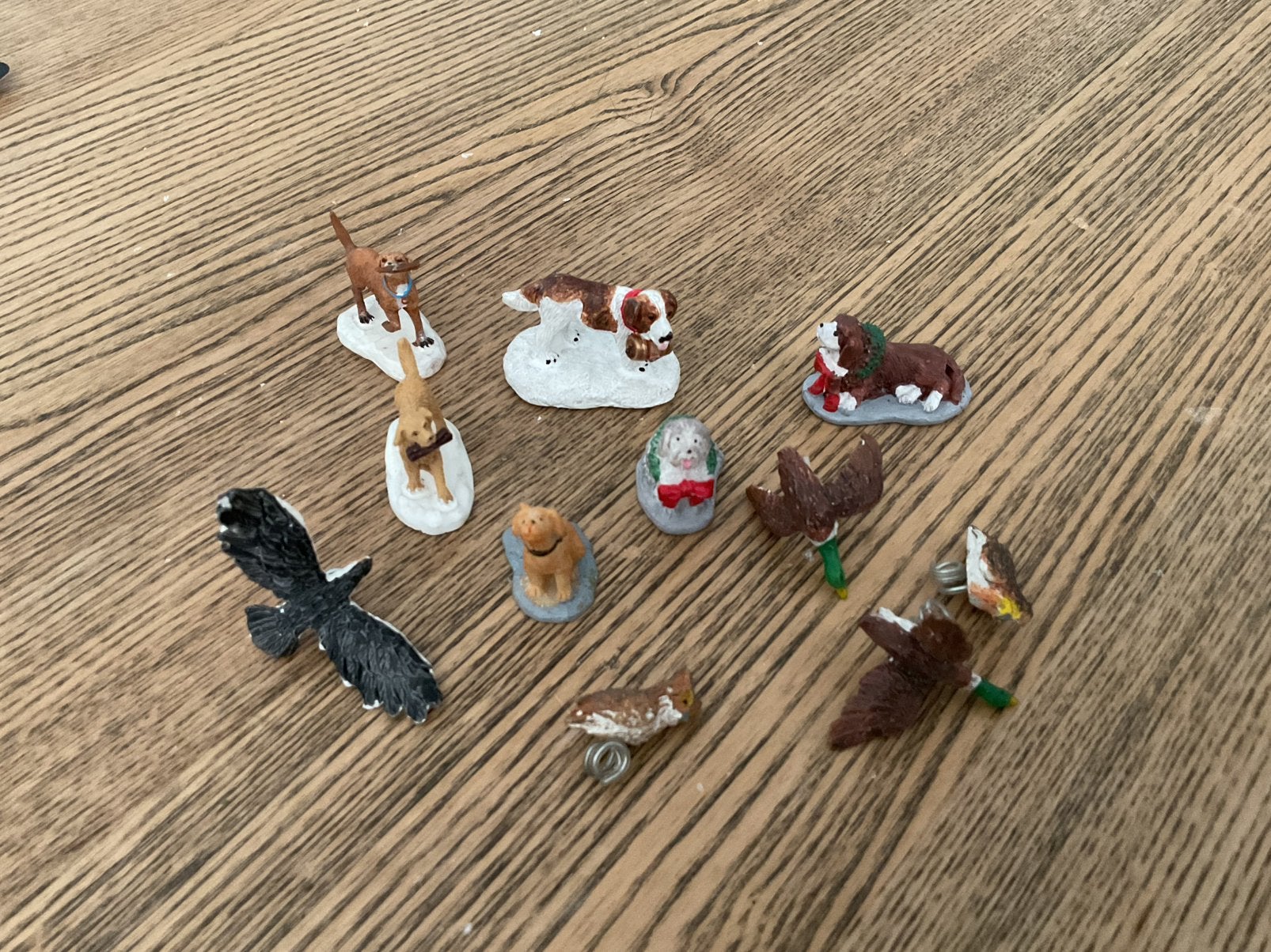 Lemax beeldjes van dieren, Ophalen, Gebruikt
