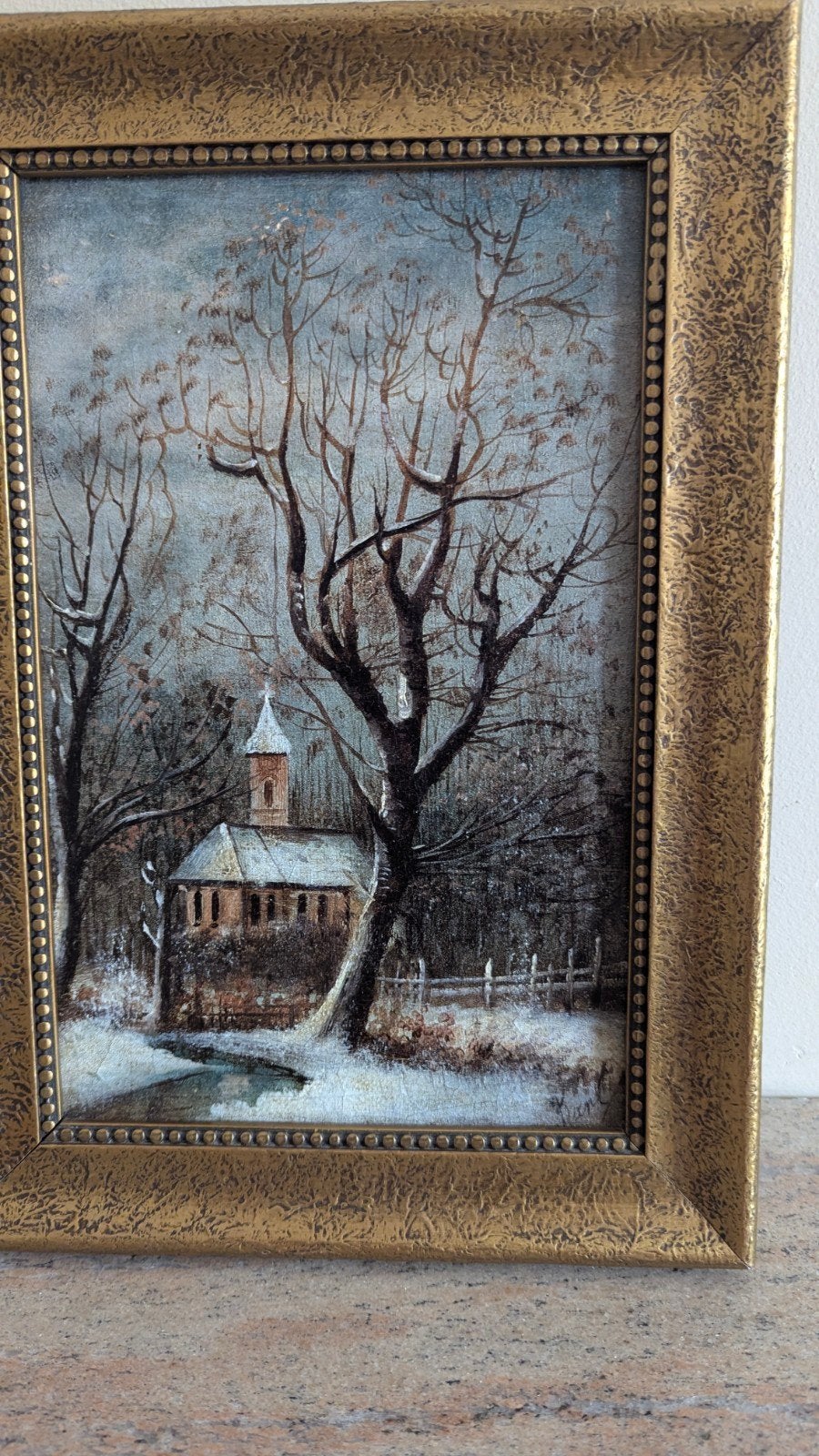 Oud olieverf werk, Ophalen of Verzenden