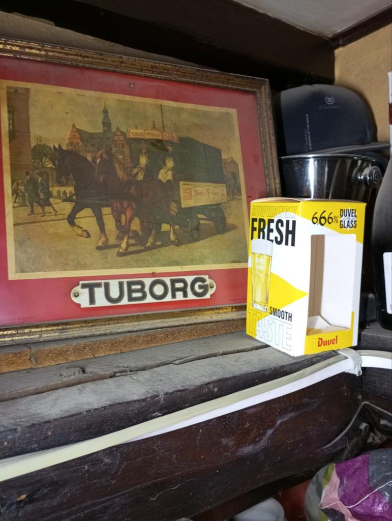 Bier platen., Ophalen of Verzenden, Gebruikt, Reclamebord, Plaat of Schild, Overige merken