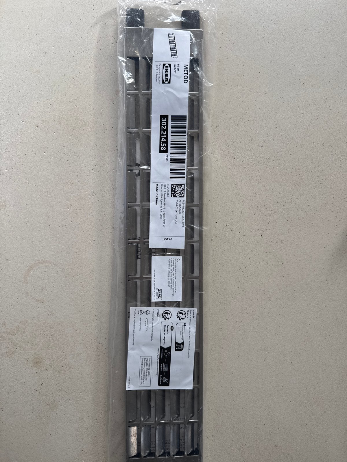 IKEA METOD Ventilatie rooster 60 cm, Huis en Inrichting, Ophalen, Nieuw