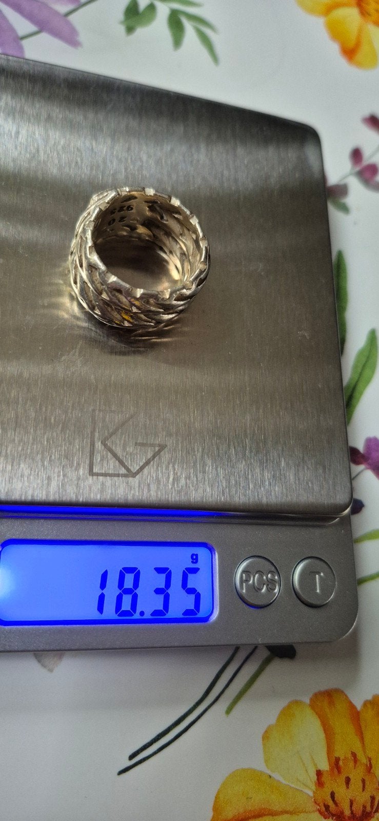 BTB RING 18.35 GRAM ZILVER, Ophalen of Verzenden, Zilver, Zilver