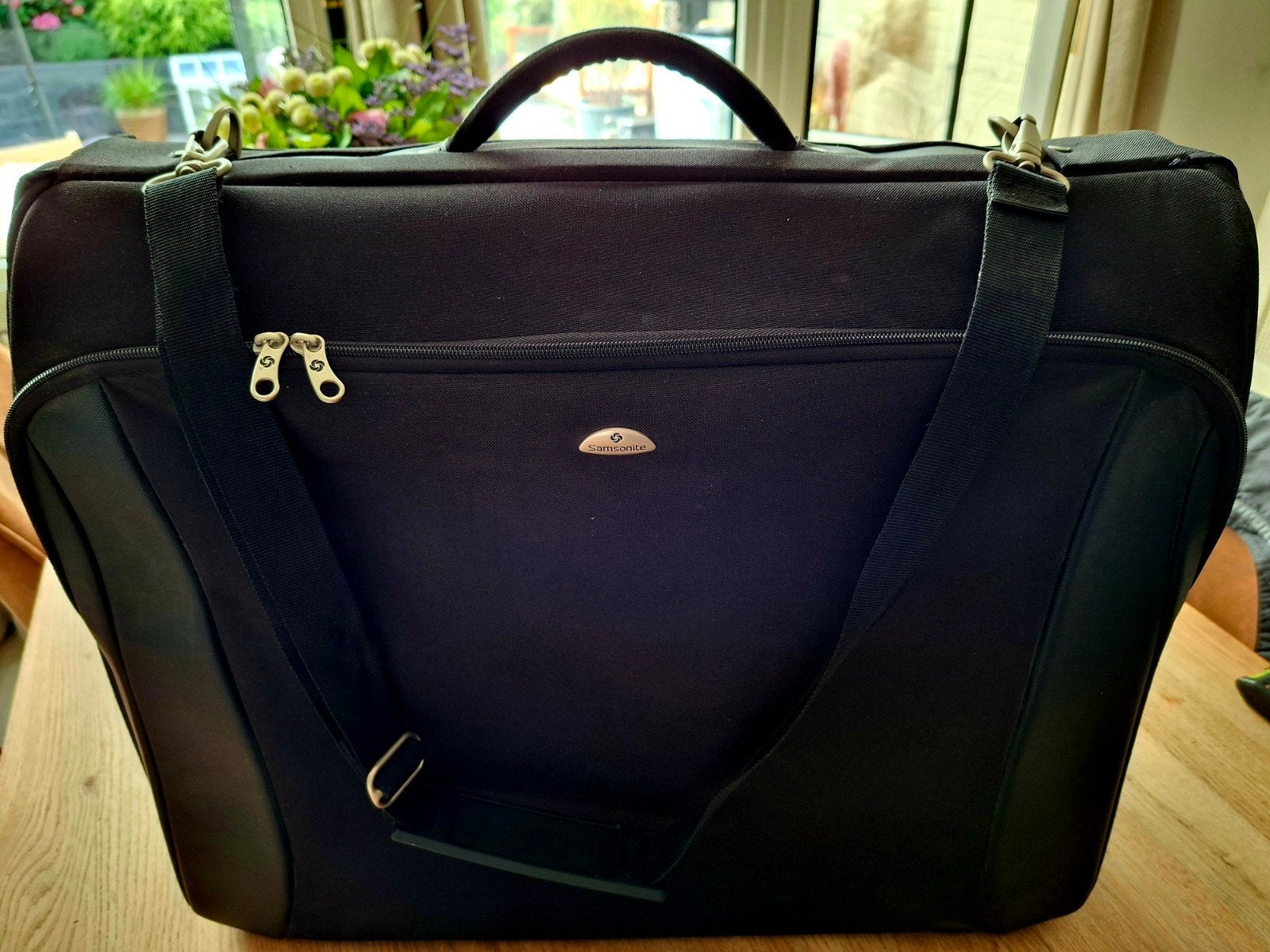 Samsonite Kledinghoes/Reistas - Zwart, Ophalen of Verzenden