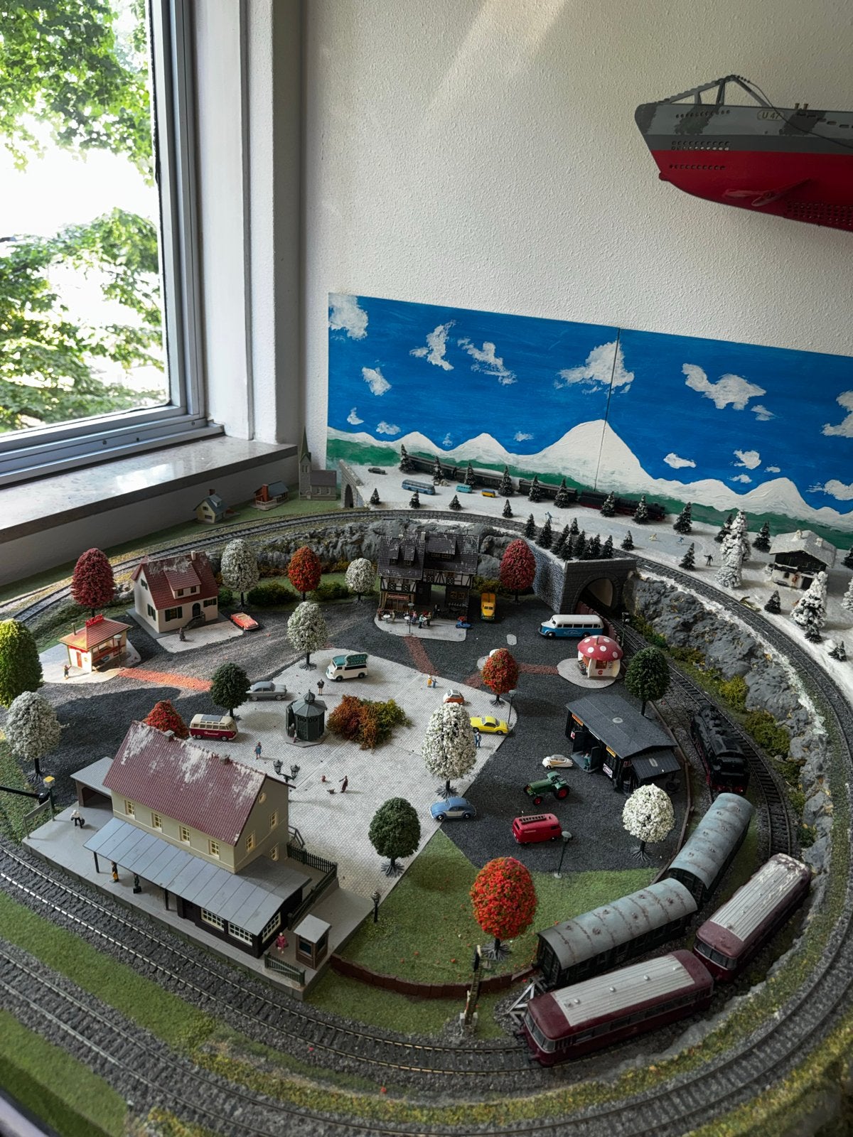 Märklin Z Spoorbaan met Treinset en Accessoires, Ophalen, Wisselstroom, Märklin, Gebruikt