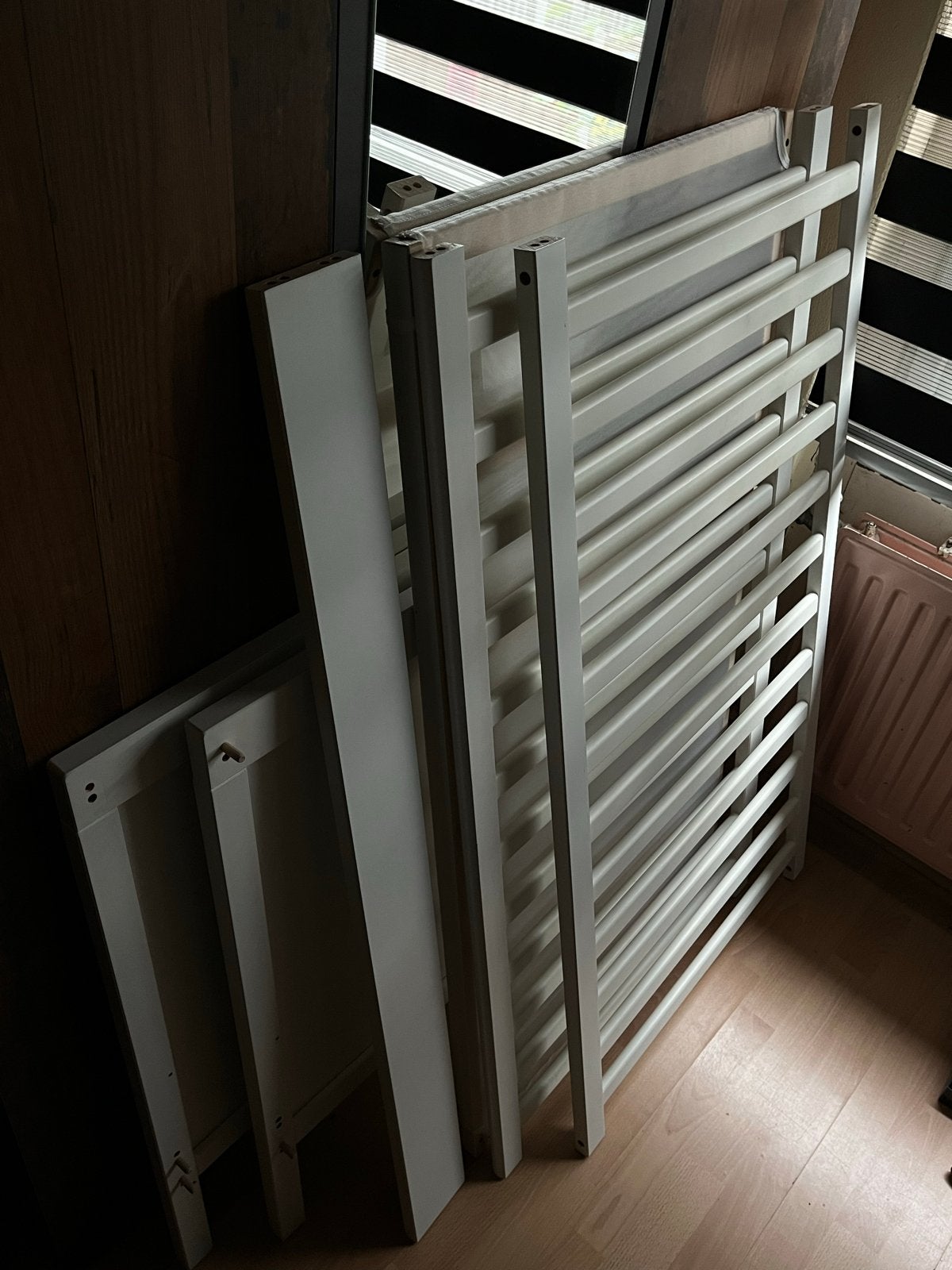 IKEA SUNDVIK Babybedje wit, 60x120 cm, Ophalen, Zo goed als nieuw, Ledikant